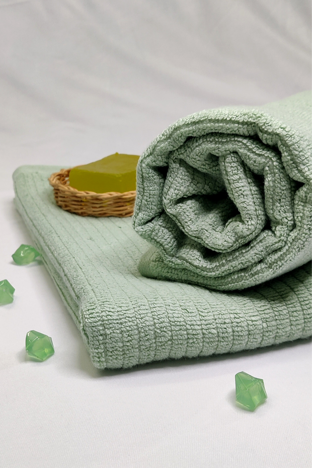 Cotton Bath Towel Sage Green