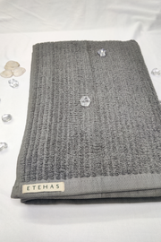 Cotton Bath Towel Charcoal Grey