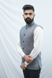 Khadi Nehru jacket made with authentic Khadi, Handcrafted and Eco Friendly from Khadifi