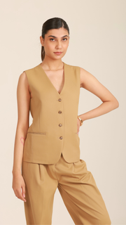 Champagne Dusk Tailored Waistcoat