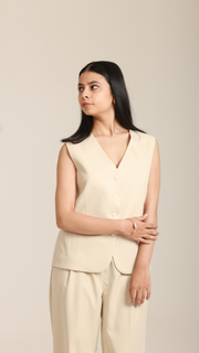 Vanilla Bloom Waistcoat