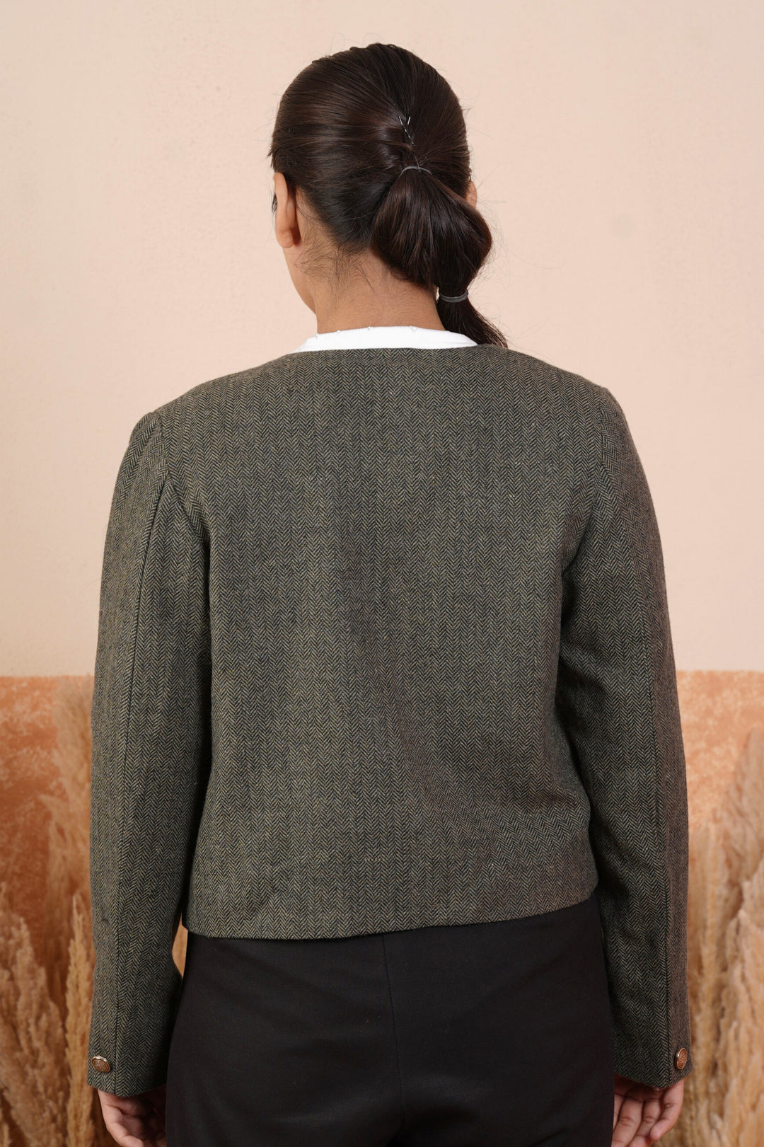 Veste d'équitation en tweed Equetech femme 34 UK 10 vert Veste d'équitation en tweed Equetech femme 34 UK 10 vert