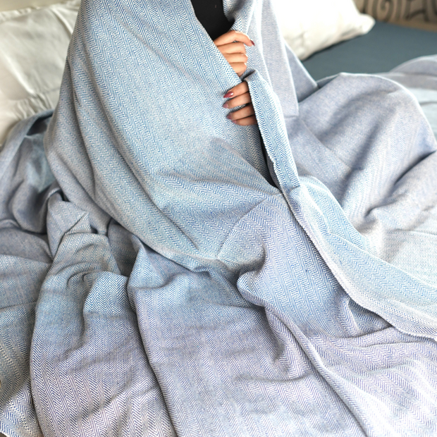 Breathable cotton discount blanket